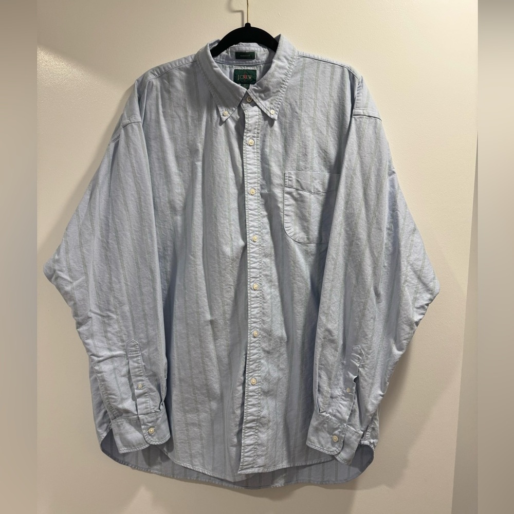 J. Crew Giant Fit Oxford Shirt- Size XL